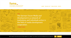 Desktop Screenshot of fome.info